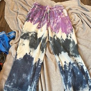 DIY tie dye sweatpants